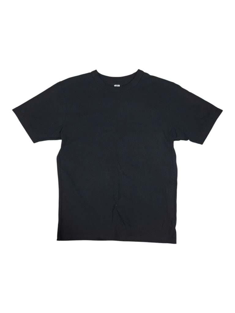 |SIZE M| UNIQLO U BLACK BASIC T-SHIRT AOM-6704