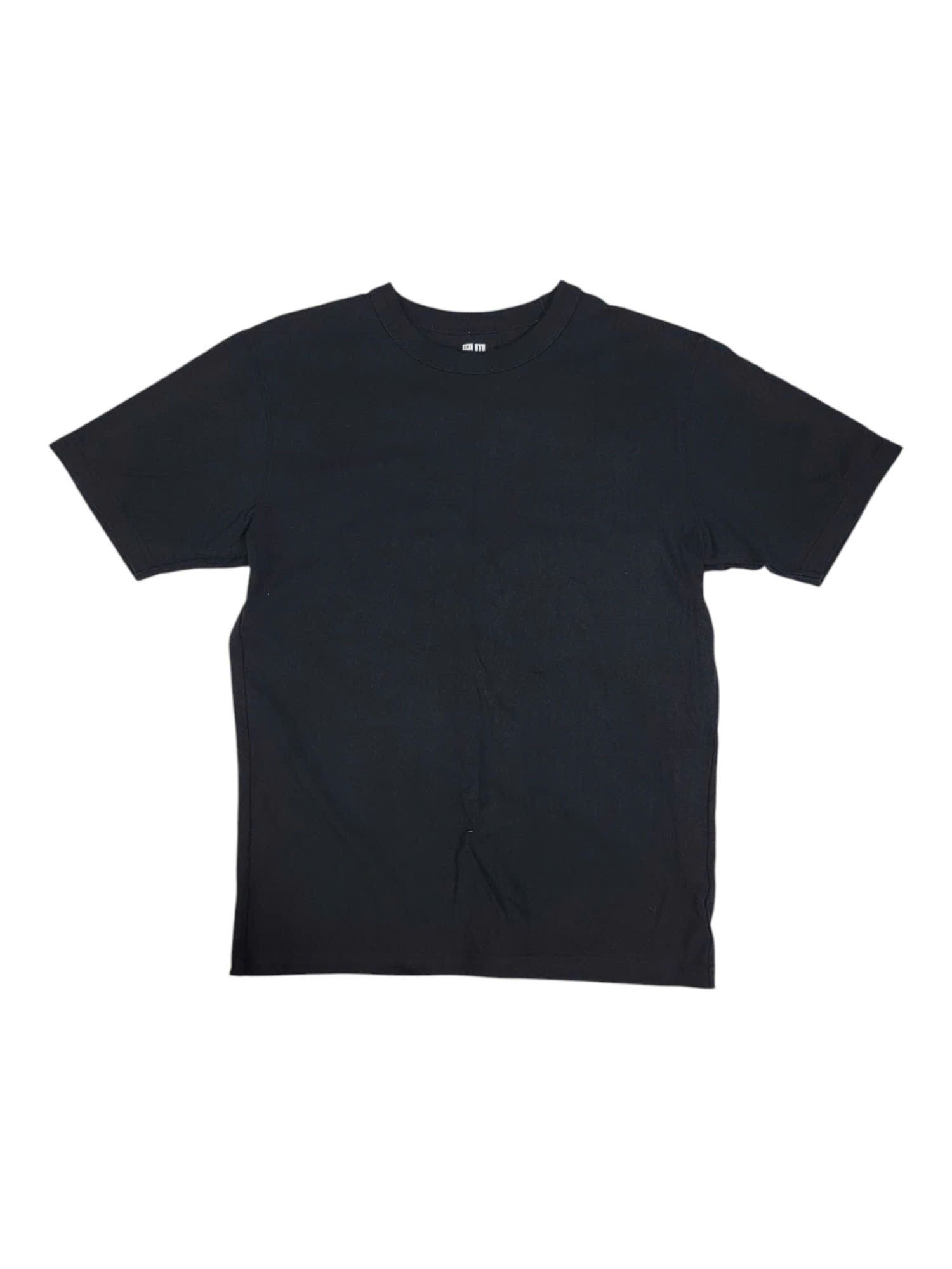 |SIZE M| UNIQLO U BLACK BASIC T-SHIRT AOM-6704
