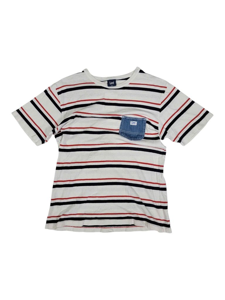 |SIZE S| LEE POCKET STRIPED T-SHIRT AOS-6703