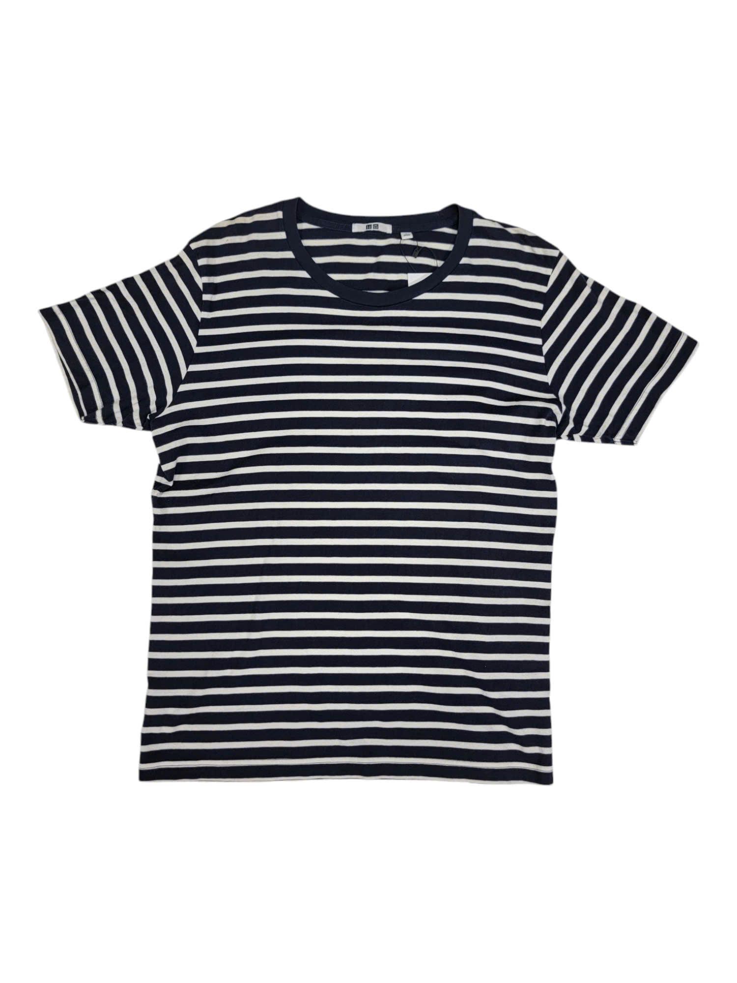 |SIZE L| UNIQLO STRIPED T-SHIRT AOL-6696