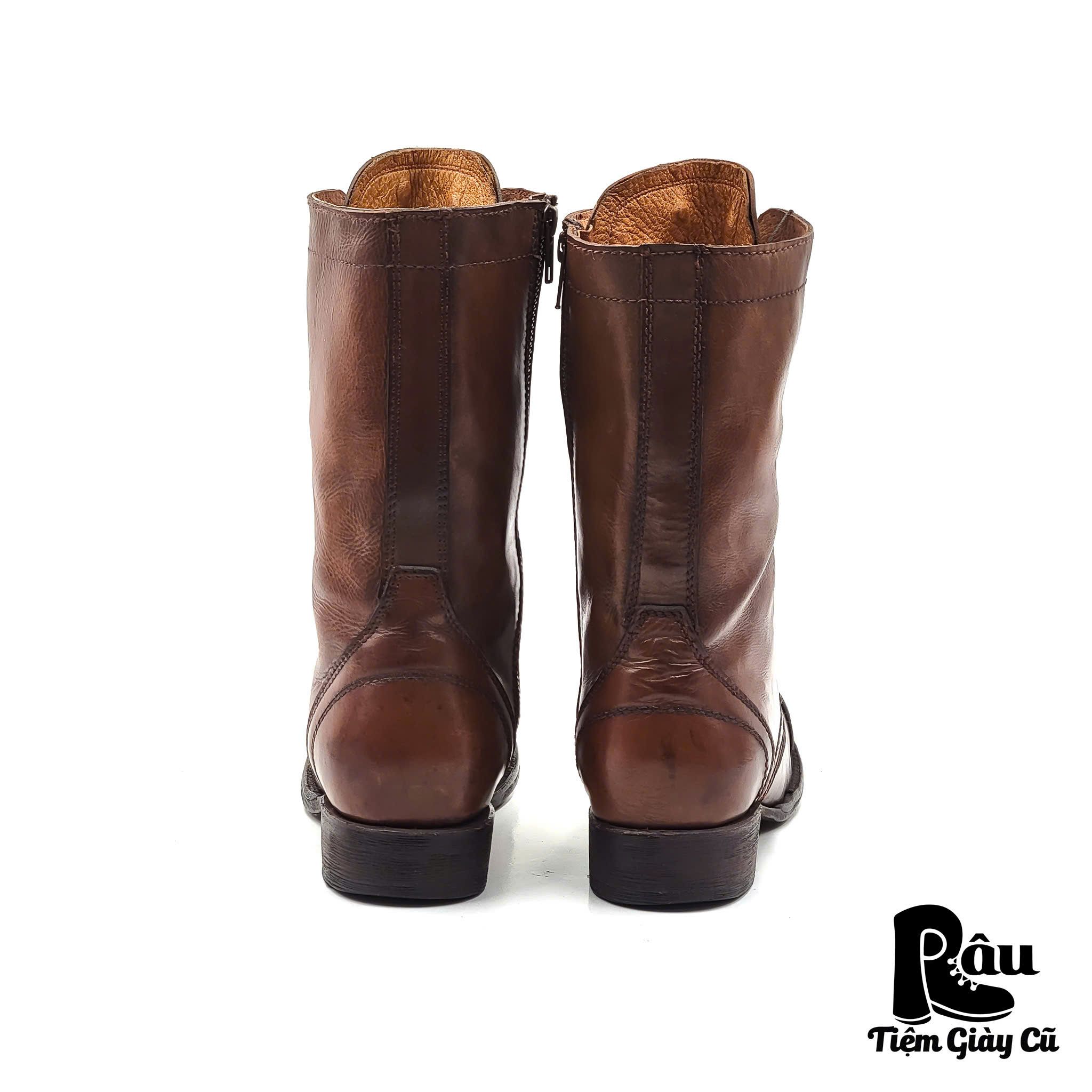 |SIZE 38| ZIGI SOHO FIERY SIDE-ZIP LACE UP BOOT Z38-6720
