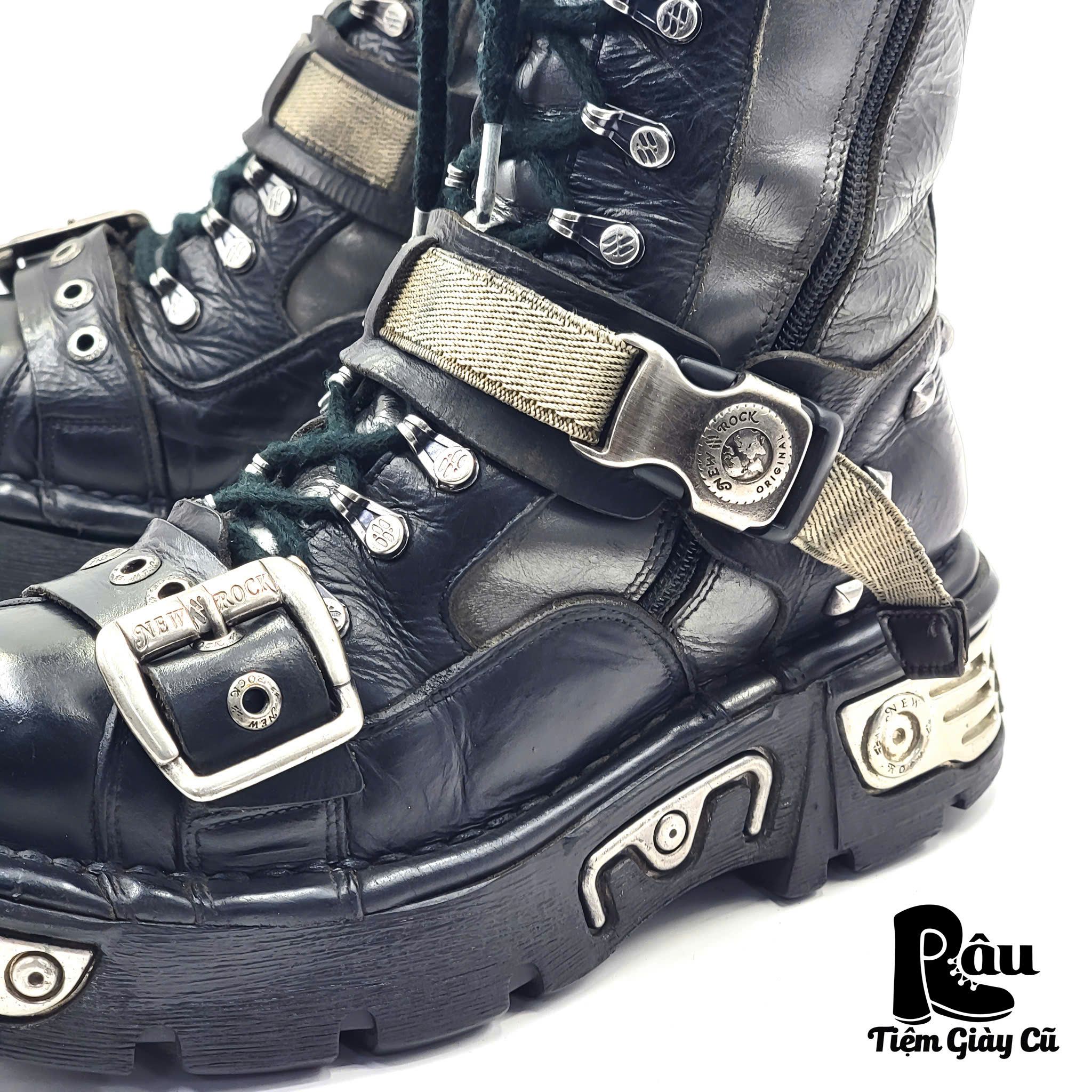 |SIZE 36| NEW ROCK M-247-C1 METALLIC POWERS NEW REACTOR BOOT Z36-6719