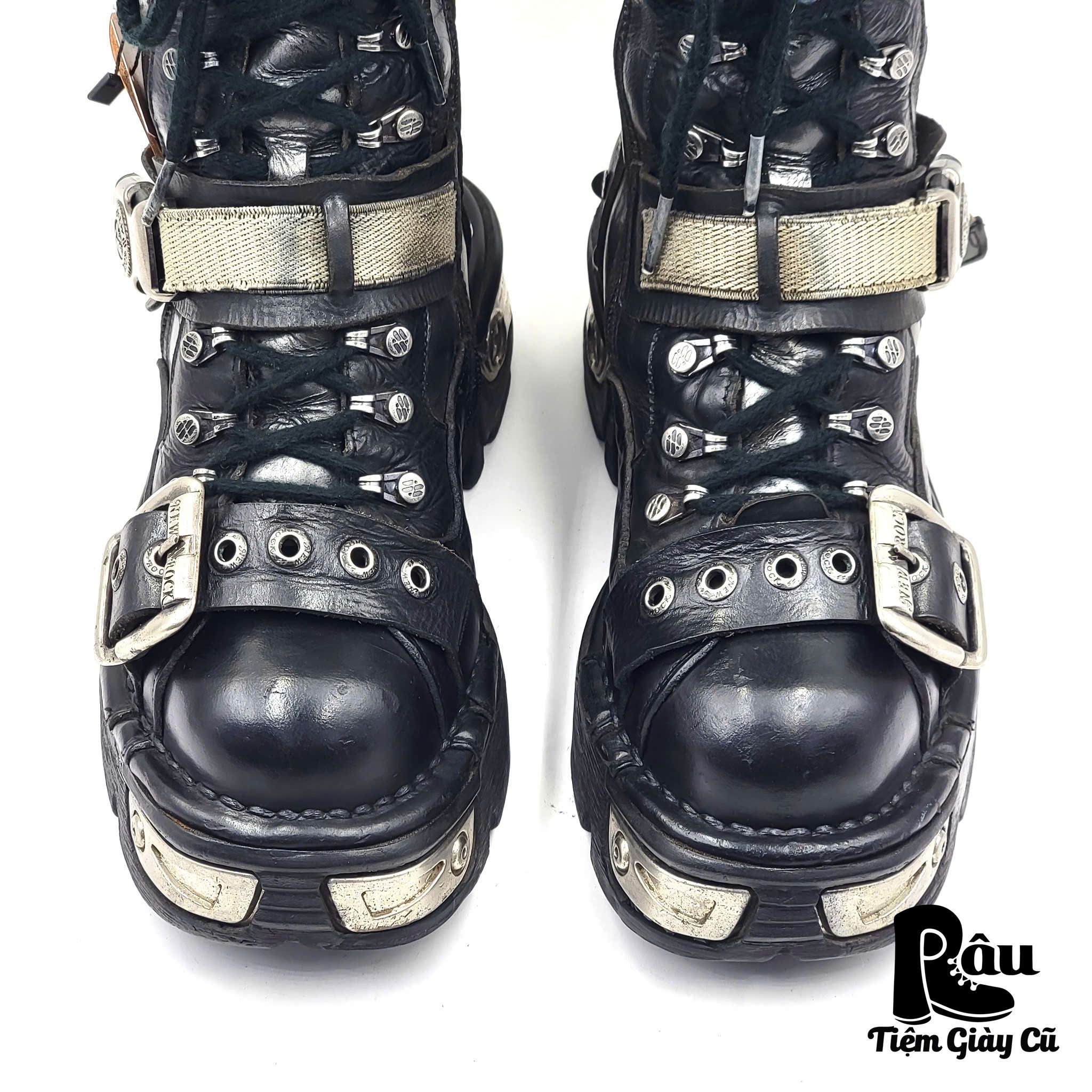 |SIZE 36| NEW ROCK M-247-C1 METALLIC POWERS NEW REACTOR BOOT Z36-6719