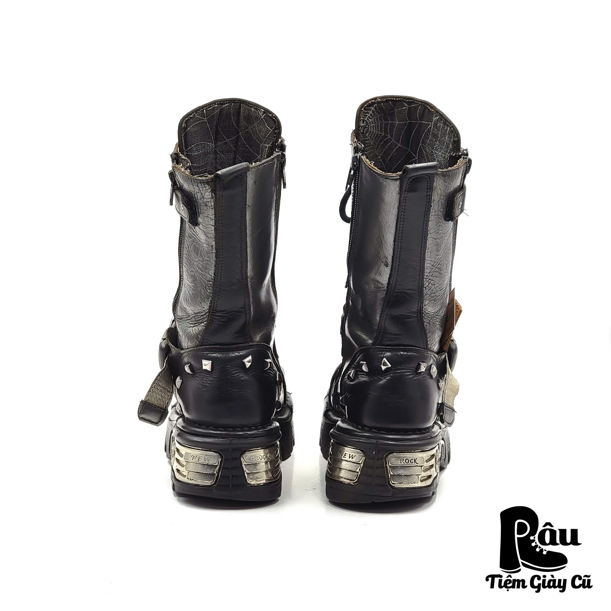 |SIZE 36| NEW ROCK M-247-C1 METALLIC POWERS NEW REACTOR BOOT Z36-6719