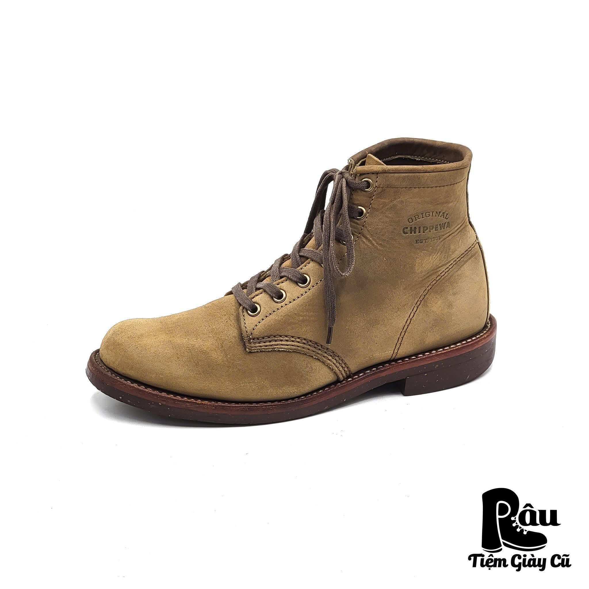 |SIZE 42| CHIPPEWA 1901M29 ALDRICH CRAZY HORSE 6-INCH SERVICE UTILITY BOOT Z42-6722