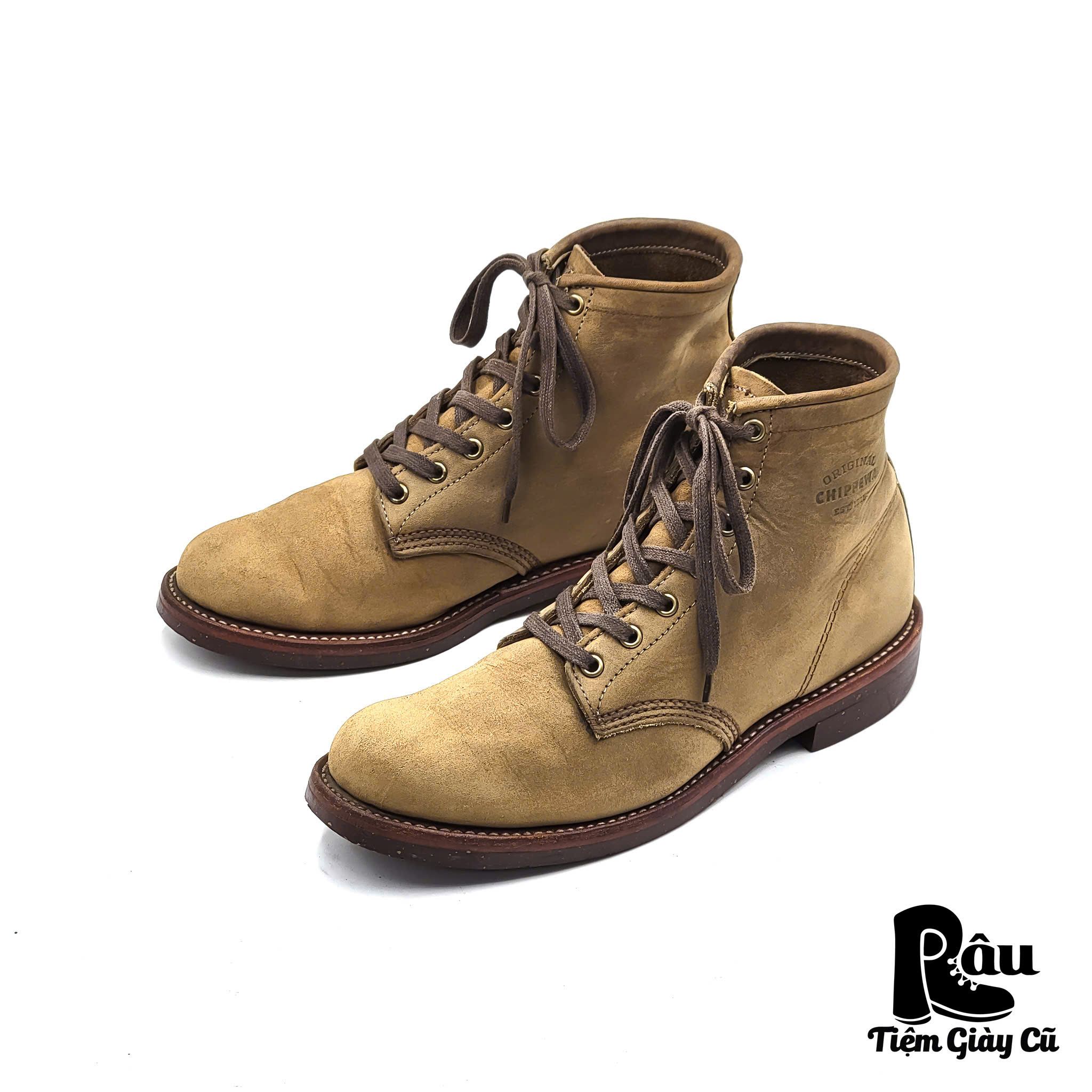 |SIZE 42| CHIPPEWA 1901M29 ALDRICH CRAZY HORSE 6-INCH SERVICE UTILITY BOOT Z42-6722