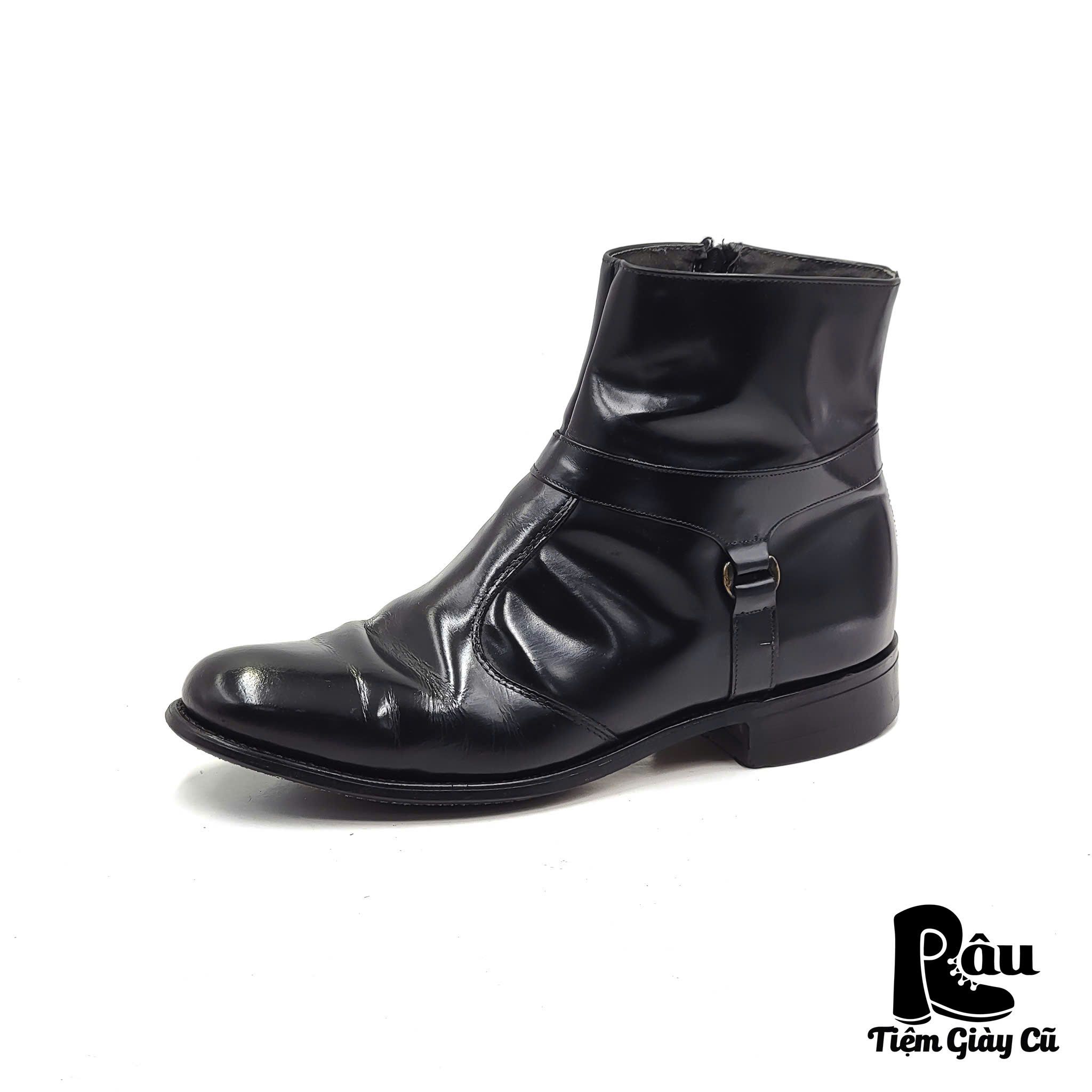 |SIZE 41| VINTAGE 80S TALON ZIPPER ANKLE BOOT AP41-6732