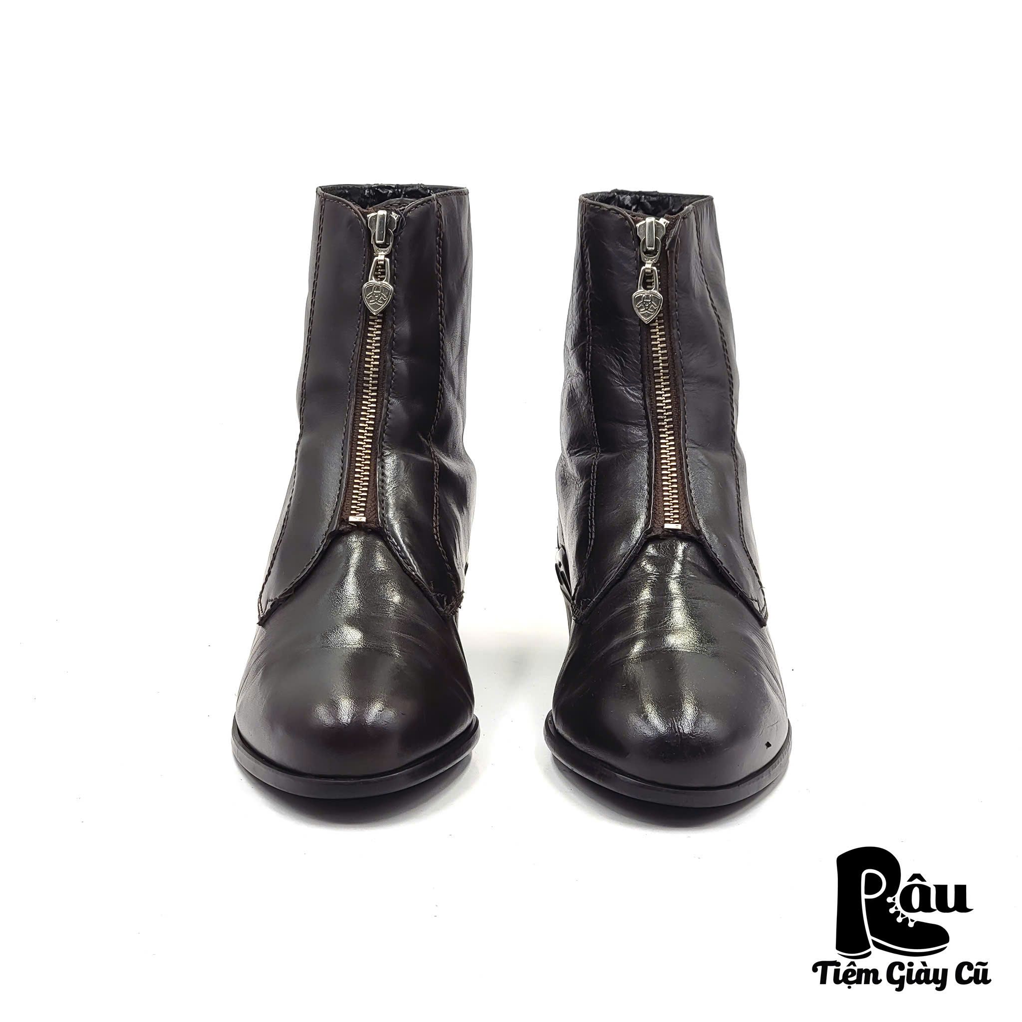 |SIZE 39| ARIAT FRONT ZIPPER ANKLE BOOT AP39-6733