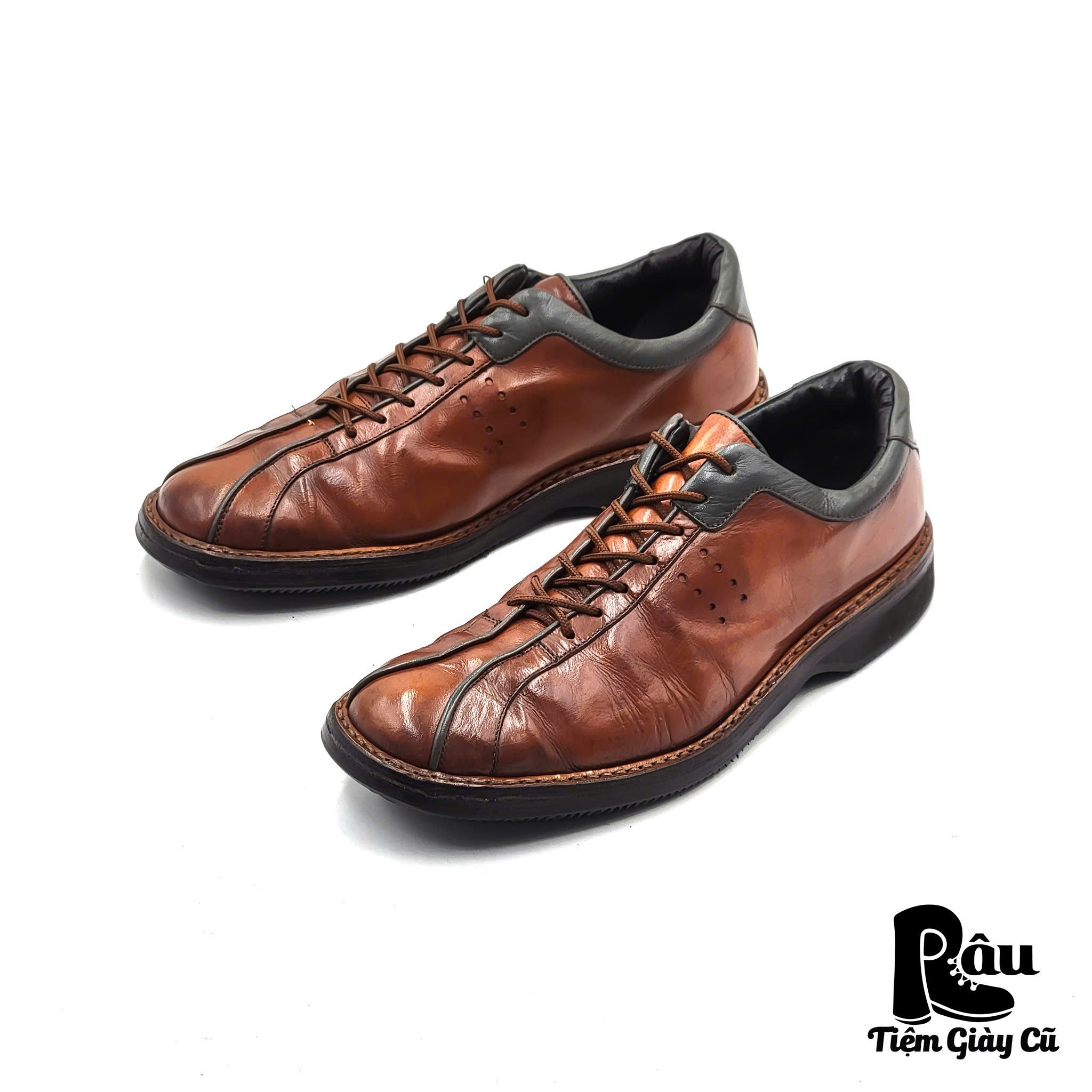 |SIZE 42| TAKEO KIKUCHI 81695 CASUAL LOW LACE SHOES Z42-6751