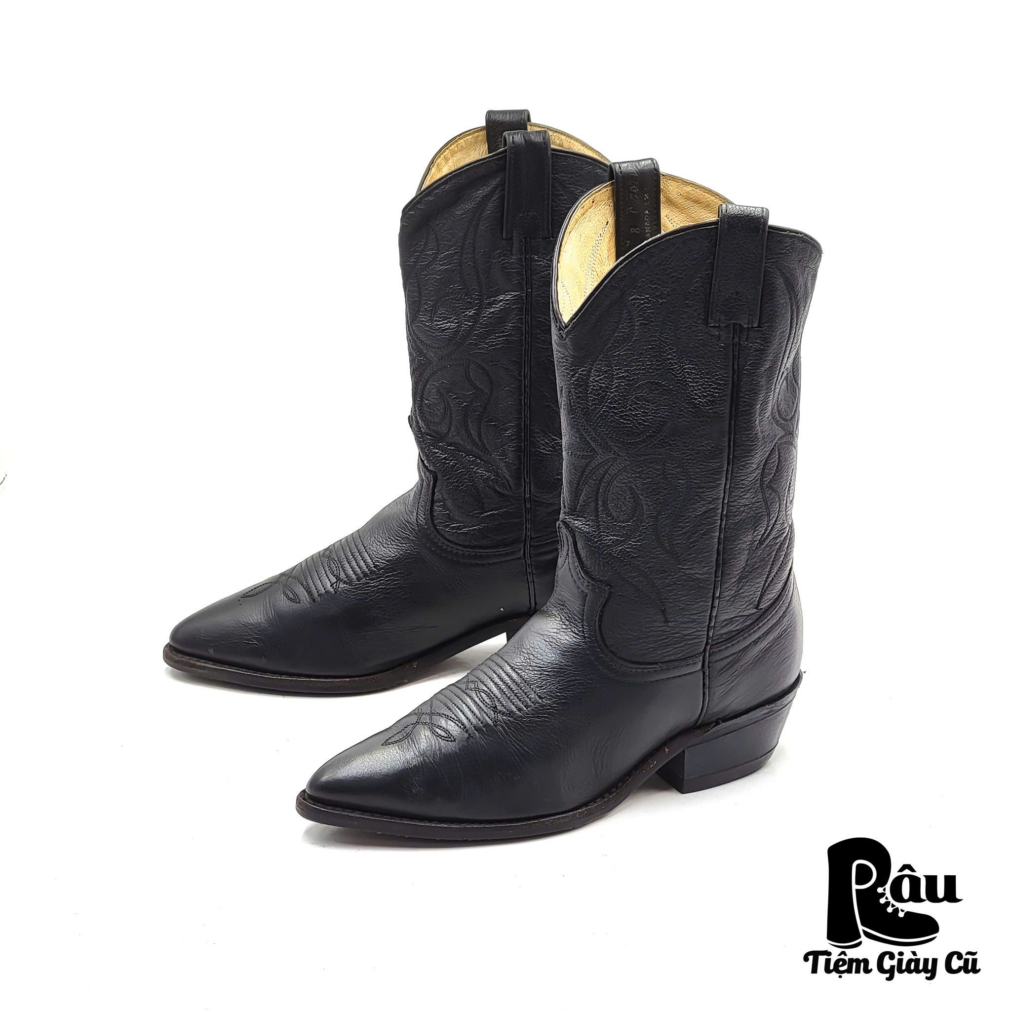 |SIZE 37| CANADA WEST 7622 FULL-GRAIN COWBOY BOOT AQ37-6760