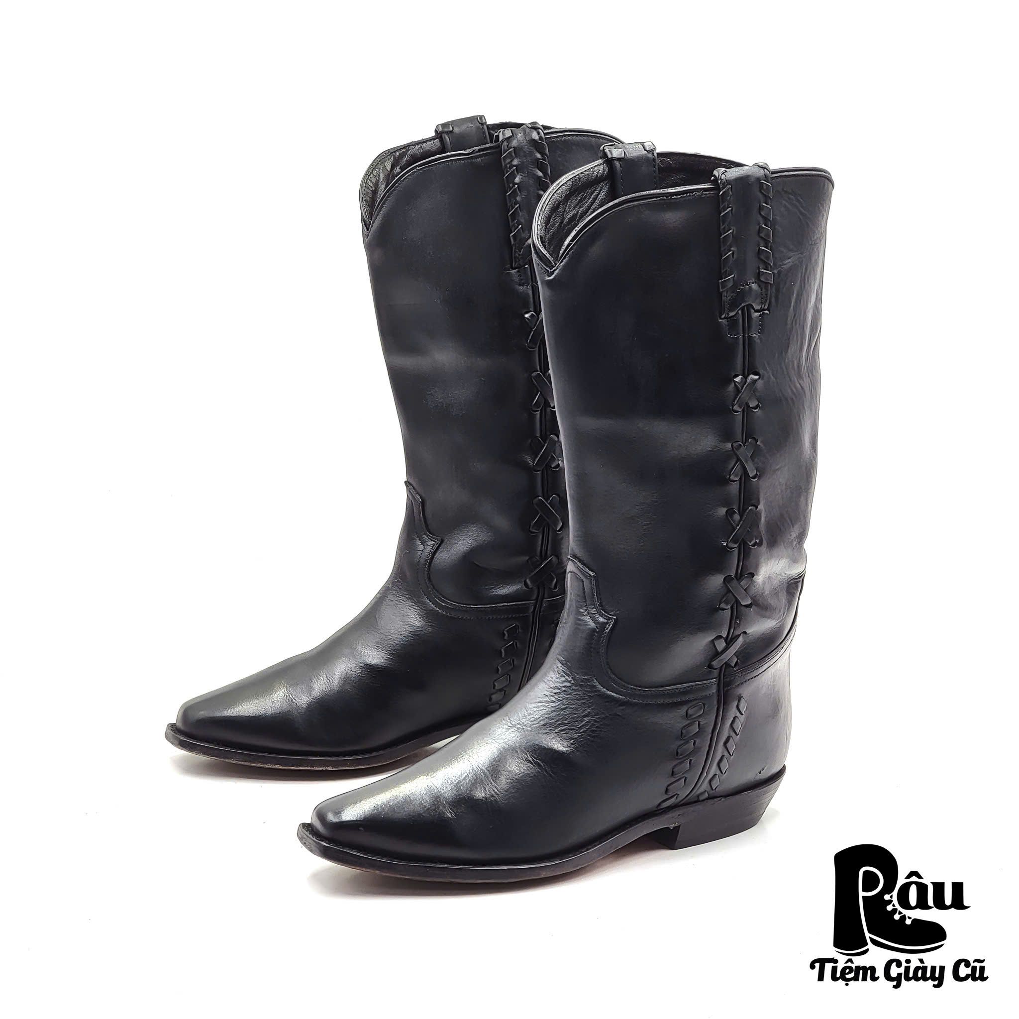 |SIZE 37| ADAMS BOOTS 8210 SIDE-LACING COWBOY BOOT AQ37-6764