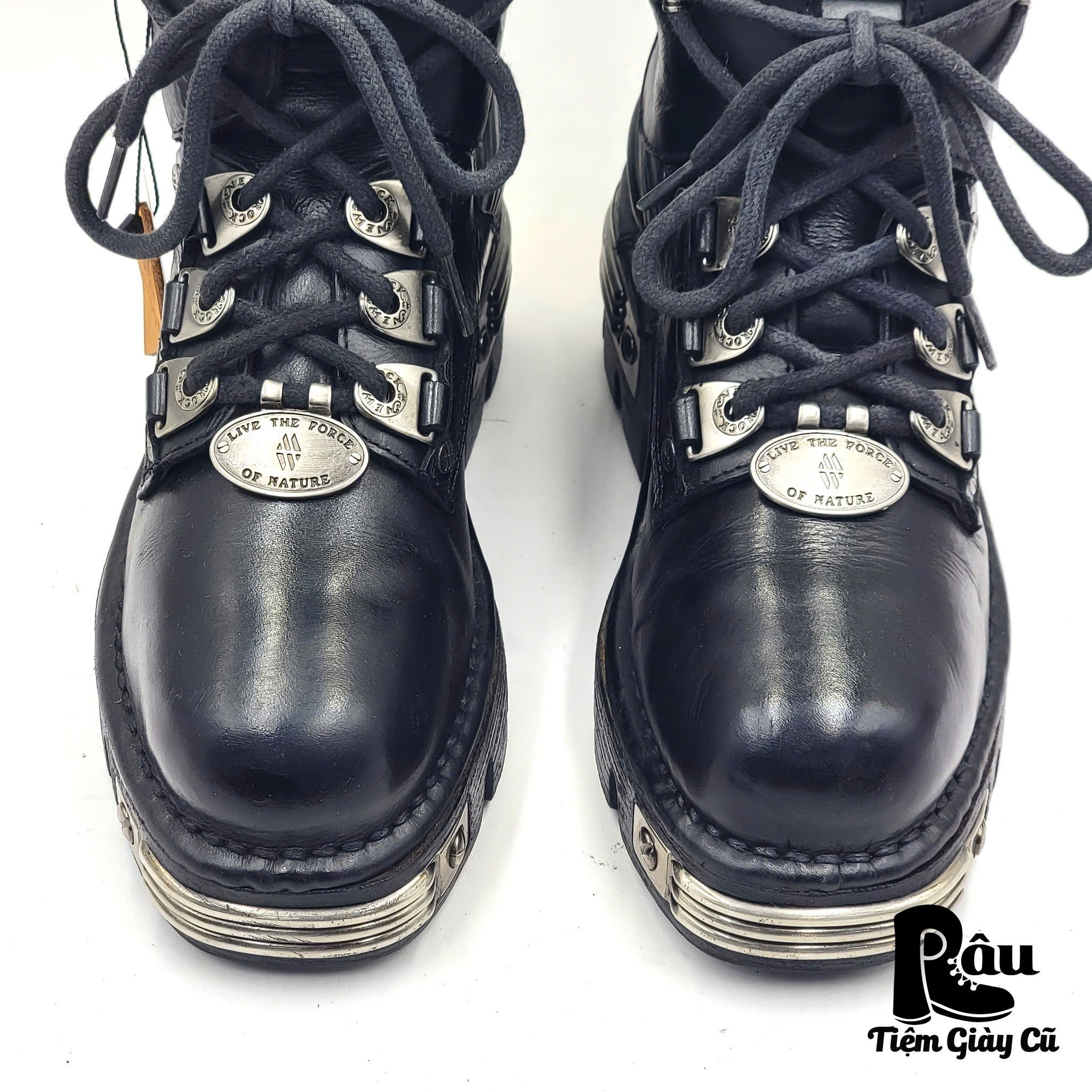 |SIZE 36| NEW ROCK VINTAGE 90S TIGER METALLIC ANKLE BOOT Z36-6778