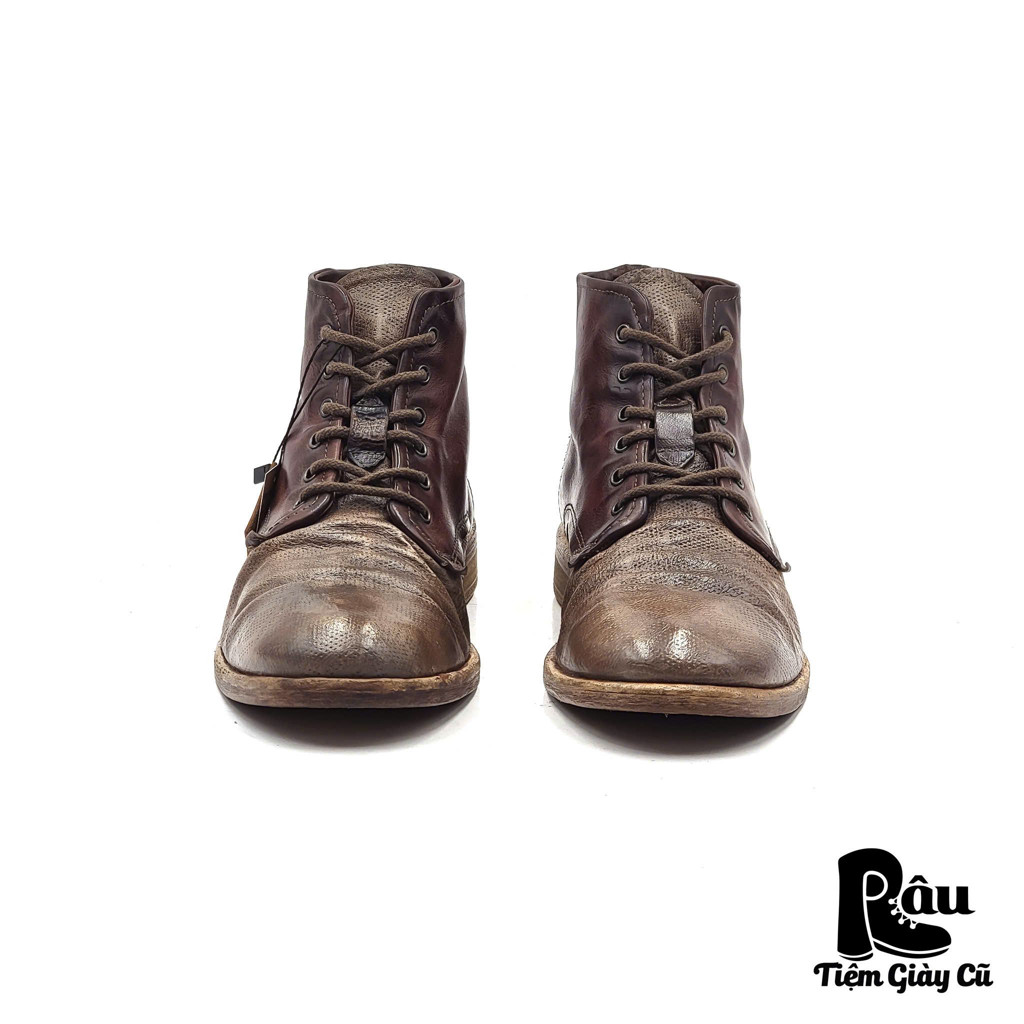 |SIZE 39| A.S.98 TWO TONE LACE UP BOOT Z39-6790