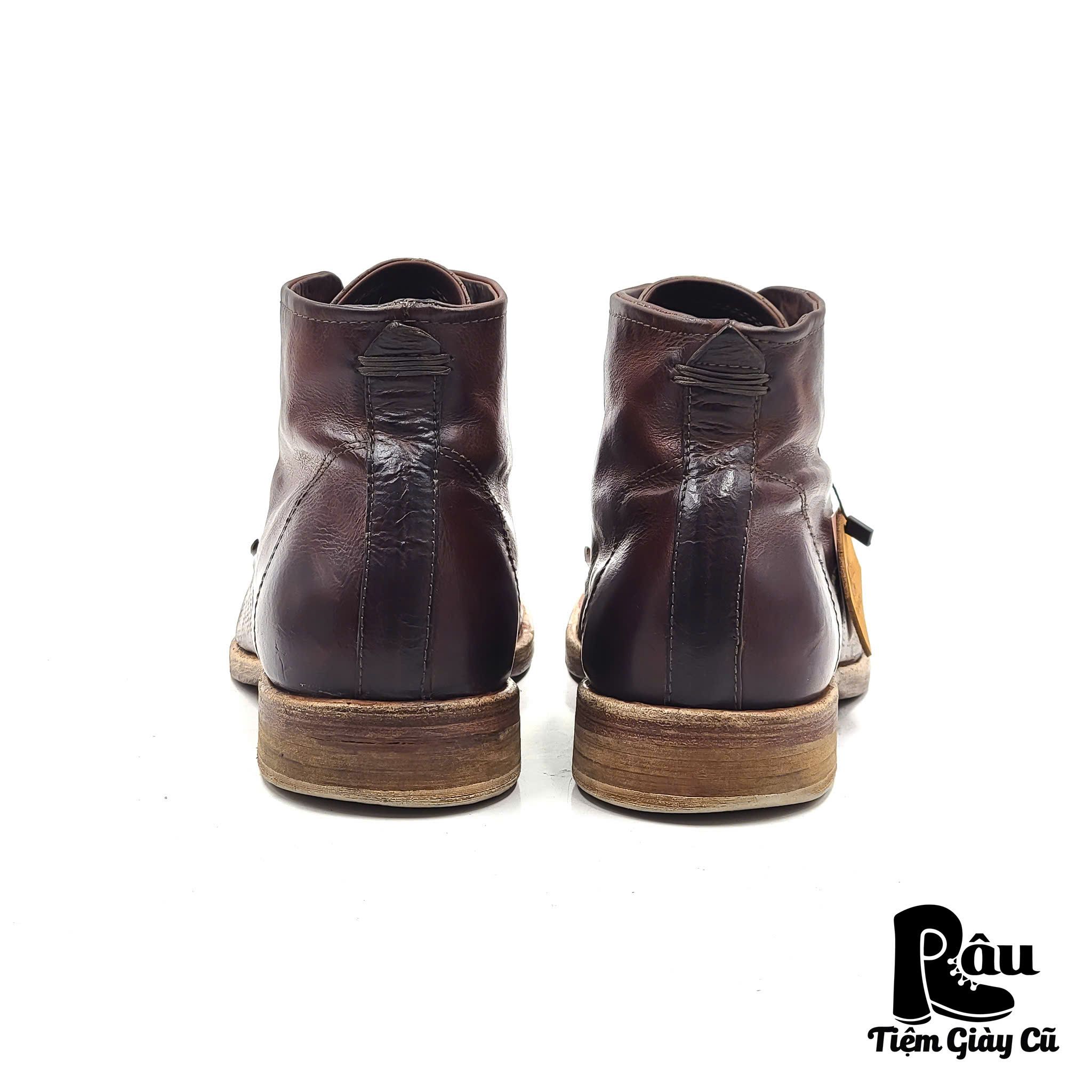 |SIZE 39| A.S.98 TWO TONE LACE UP BOOT Z39-6790