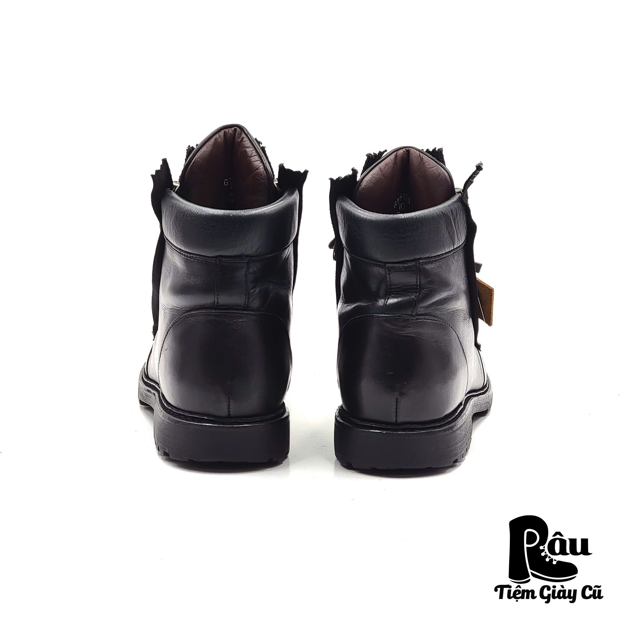 |SIZE 43| HAWKINS GT-5130N DOUBLE SIDE-ZIP LACE UP BOOT Z43-6792