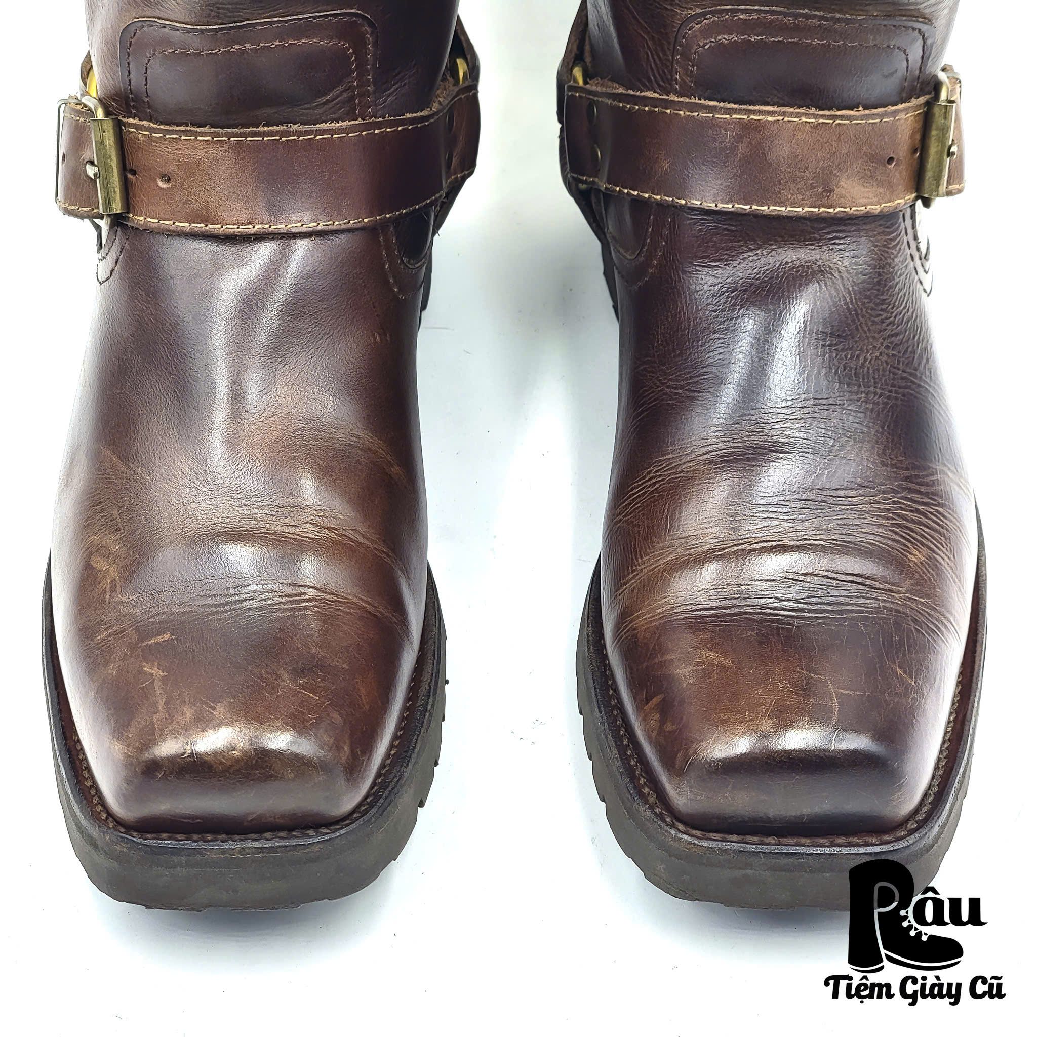 |SIZE 43| SANCHO 5635 ENGINEER III OLD CRAZY SADALE BOOT Z43-6809