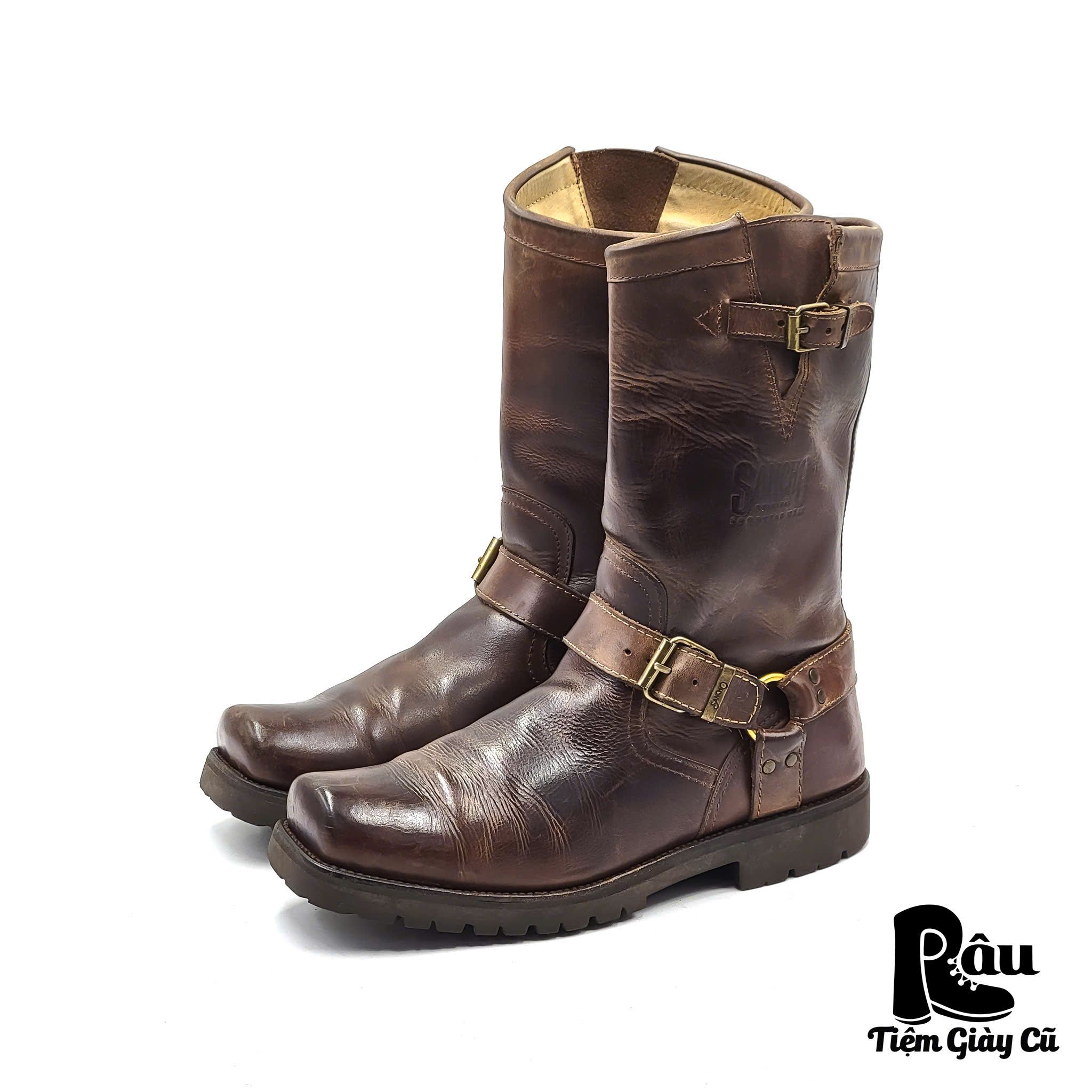 |SIZE 43| SANCHO 5635 ENGINEER III OLD CRAZY SADALE BOOT Z43-6809