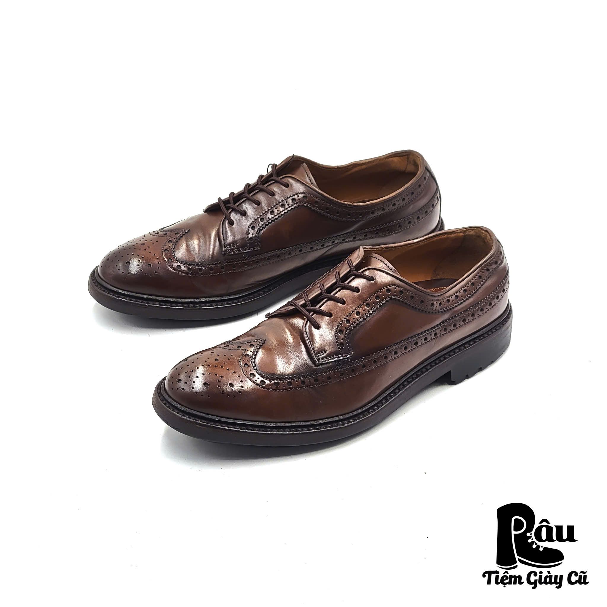 |SIZE 39| LOTTUSSE 1877 LONGWING FULL BROGUES DERBY SHOES AR39-6828