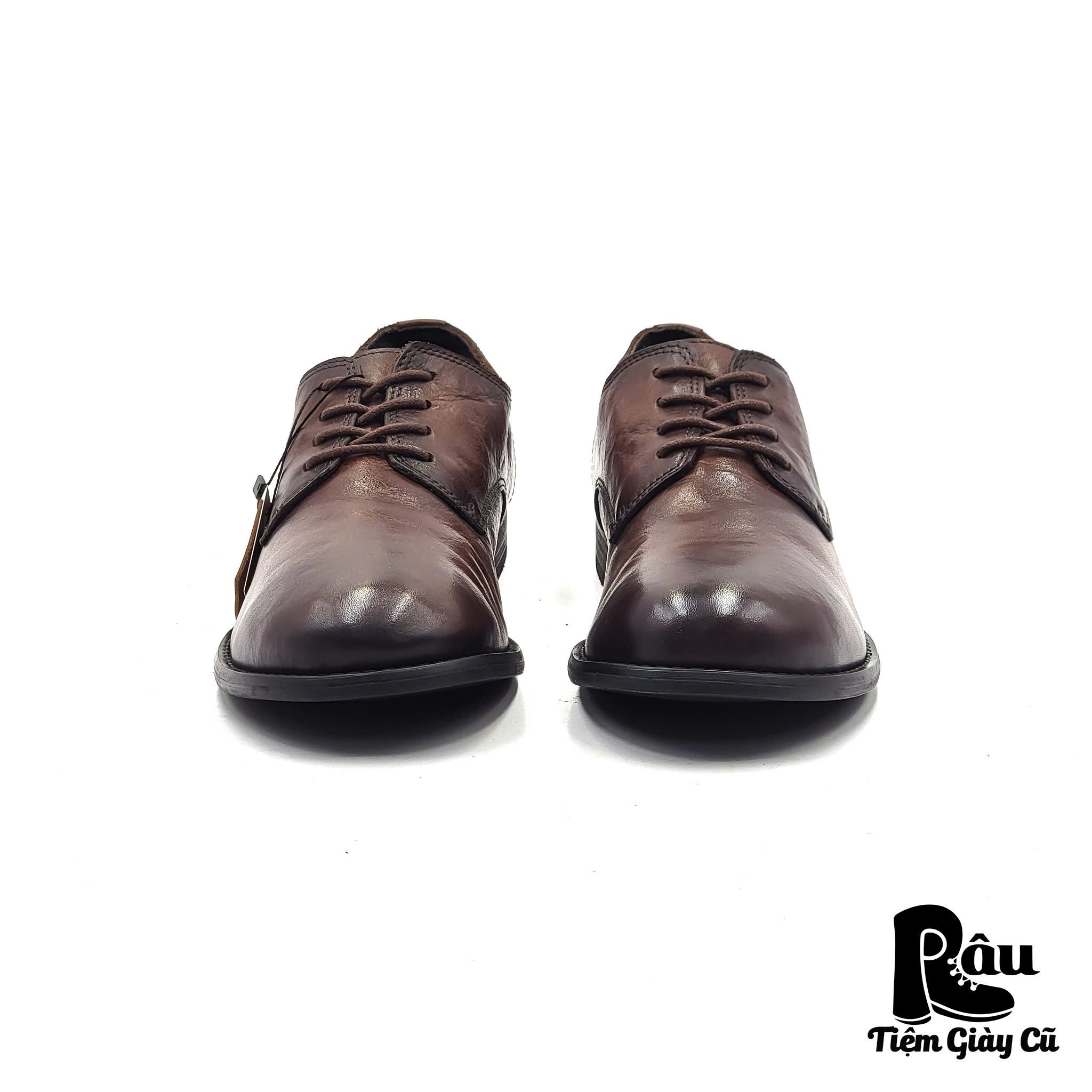 |SIZE 41| BRIGHT FEATHER BROWN DERBY SHOES AR41-6824