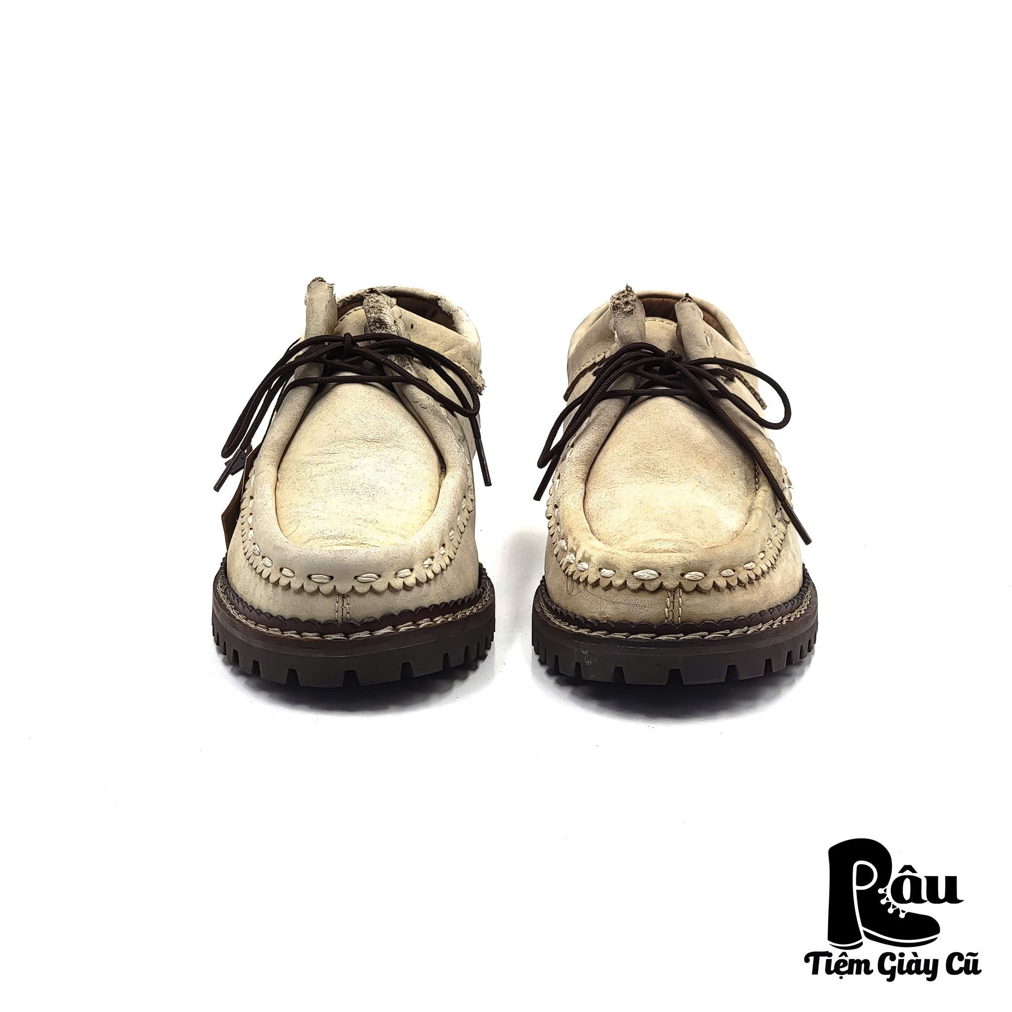 |SIZE 43| UNITED COLOR OF BENETTON LUG SOLE MOCCASIN BOOT Z43-6632