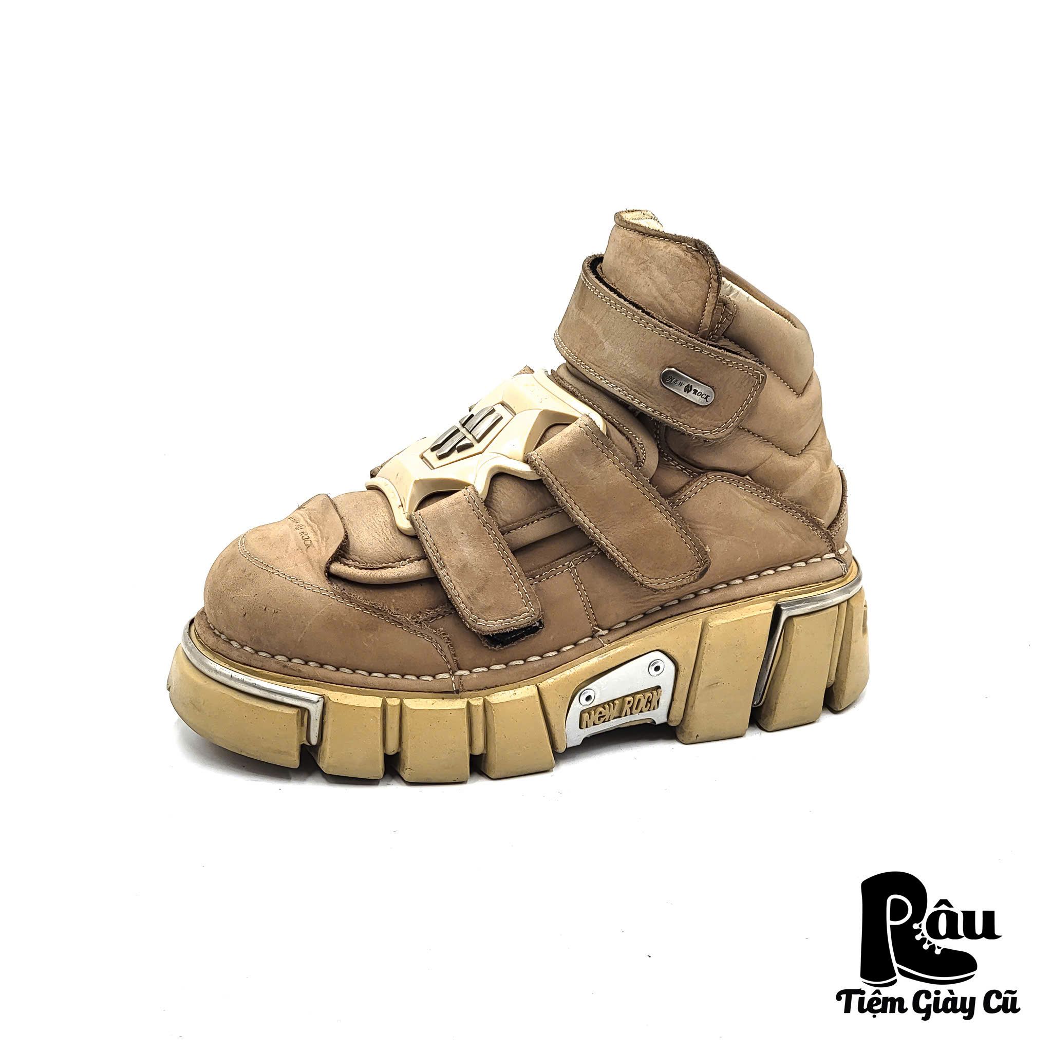 |SIZE 41| NEW ROCK VINTAGE BEIGE TECHNO M-285 ANKLE BOOT Z41-6847