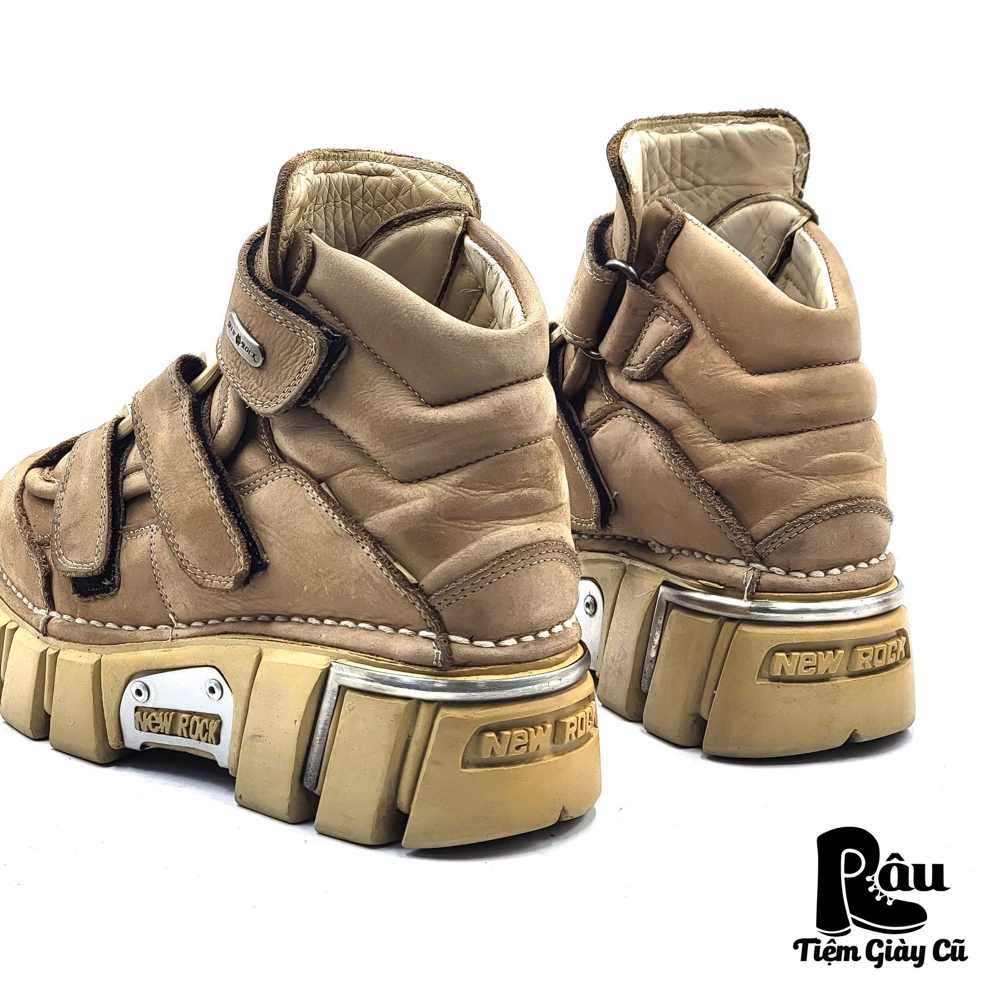 |SIZE 41| NEW ROCK VINTAGE BEIGE TECHNO M-285 ANKLE BOOT Z41-6847