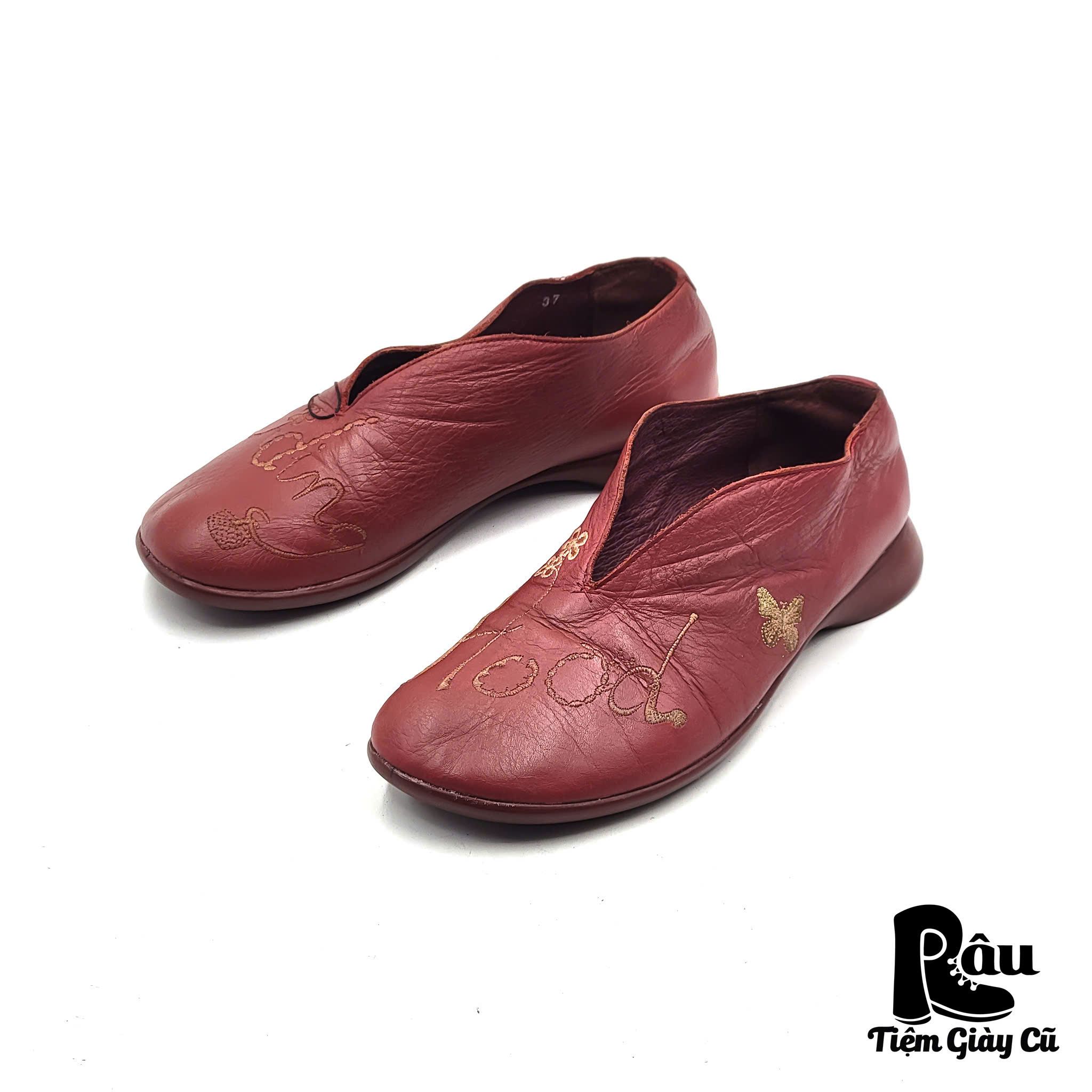 |SIZE 37| CAMPER RED RIDING HOOD FLAT SHOES Z37-6893