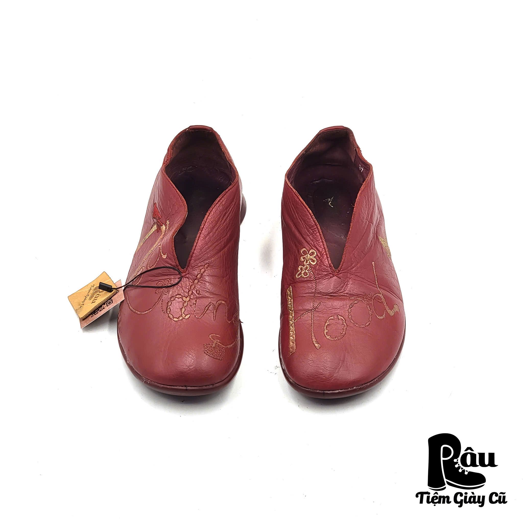 |SIZE 37| CAMPER RED RIDING HOOD FLAT SHOES Z37-6893