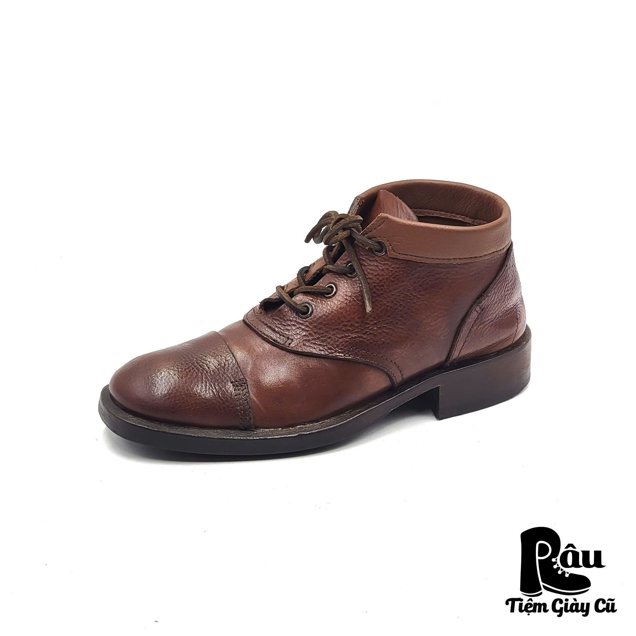 |SIZE 39| AKETOHN VINTAGE RAW CUT LACE UP BOOT Z39-6241