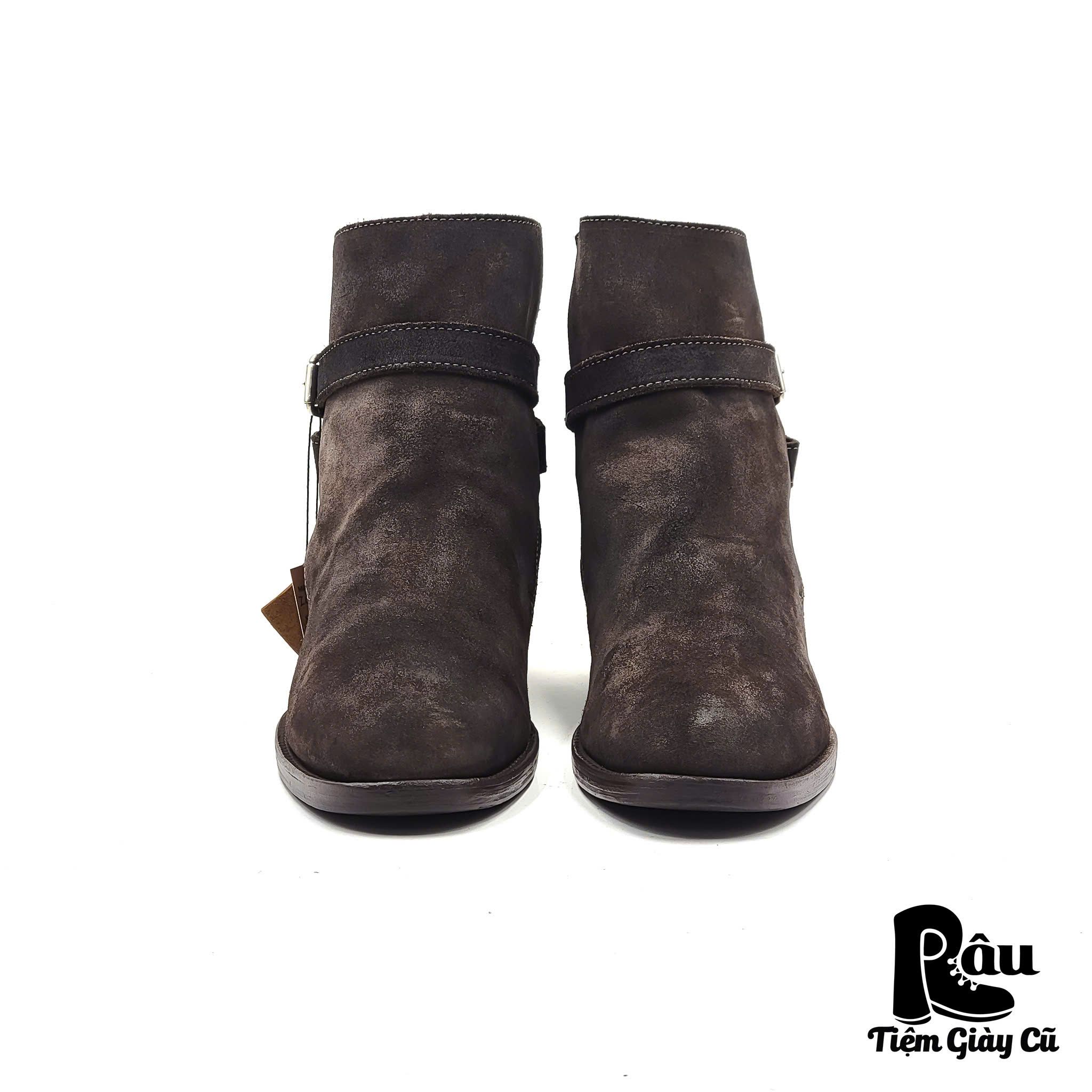 |SIZE 43| CLOSED DARK BROWN SUEDE JODHPUR BOOT Z43-6861