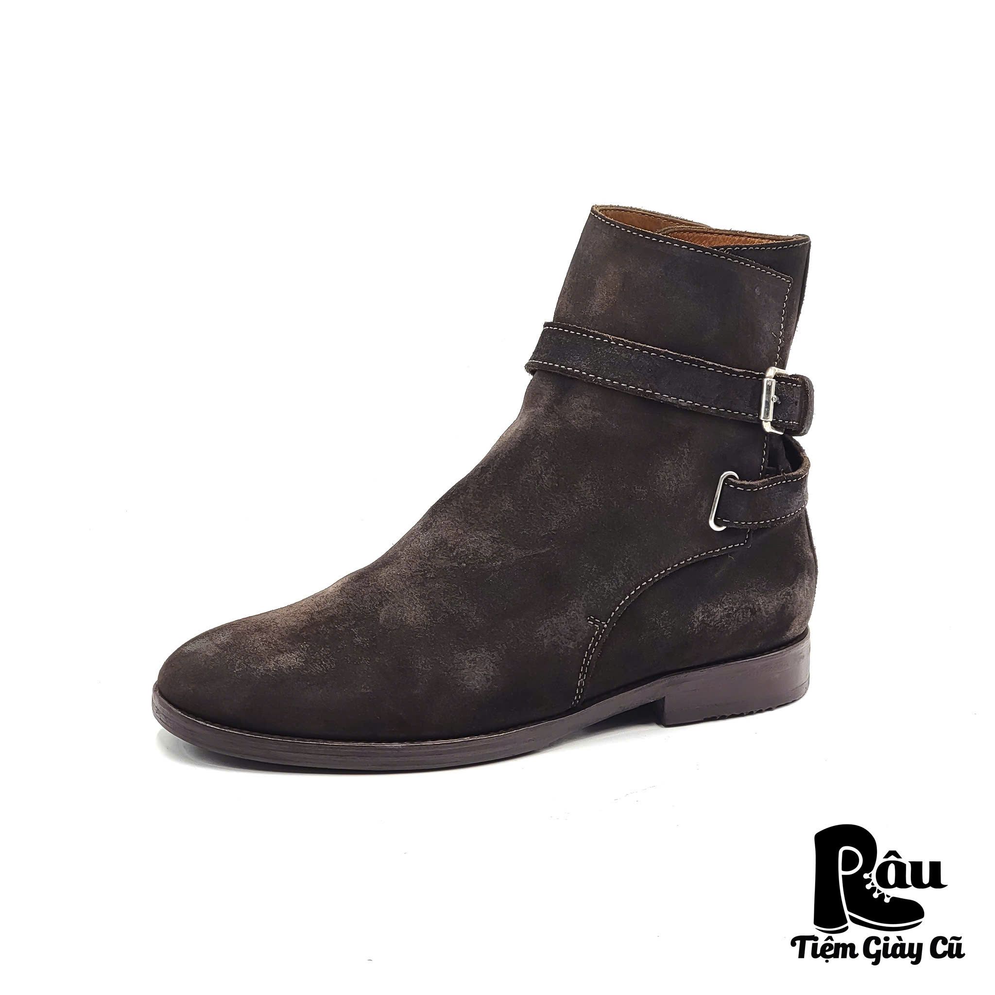 |SIZE 43| CLOSED DARK BROWN SUEDE JODHPUR BOOT Z43-6861