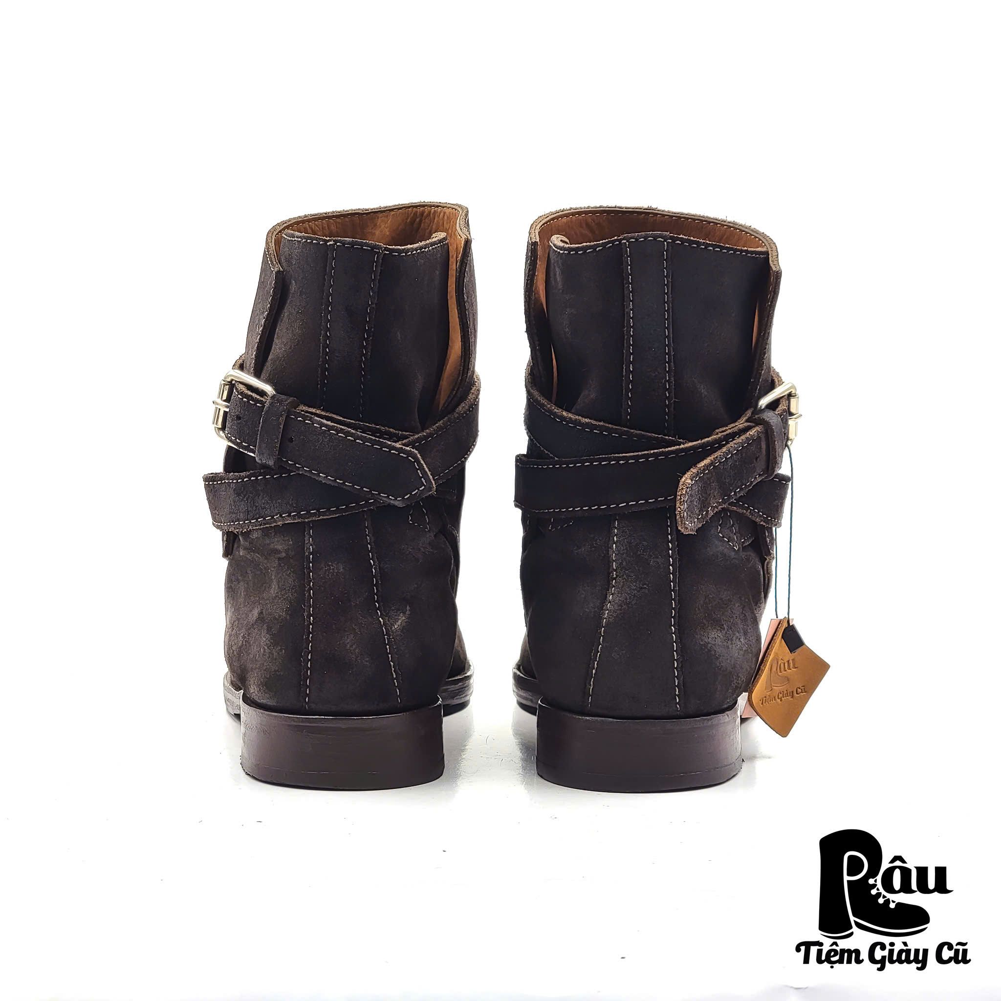 |SIZE 43| CLOSED DARK BROWN SUEDE JODHPUR BOOT Z43-6861