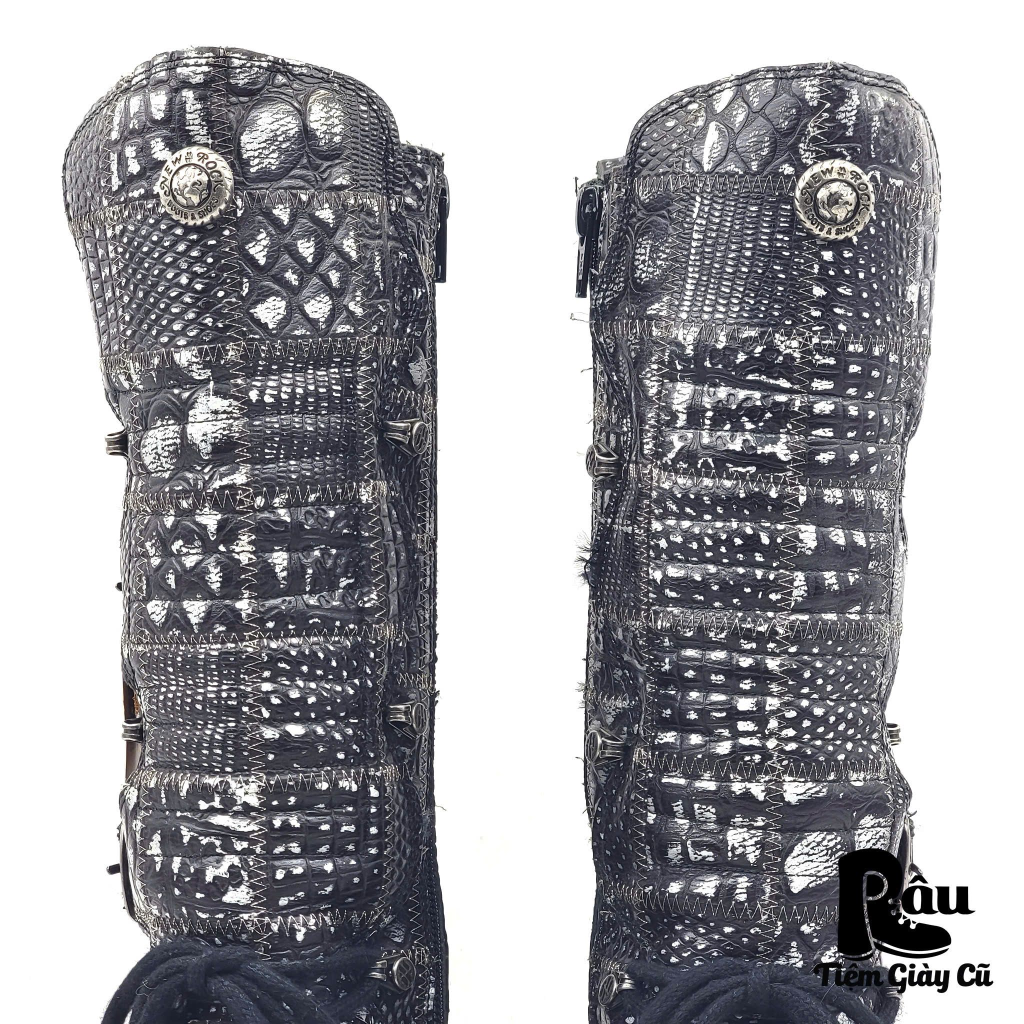 |SIZE 37| NEW ROCK LIZARD PATTERN LADIES HIGH HEELS BOOT Z37-6937