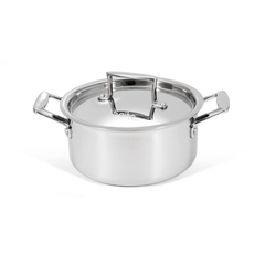 Bộ Nồi Chảo Inox Saiko SILVER06 4 Nồi 1 Chảo