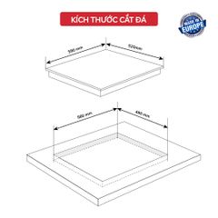 Bếp Từ Âm Saiko 3 Vùng SK-6700