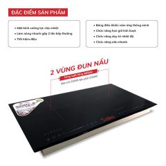 Bếp từ âm 2 vùng Saiko DIH-4400E