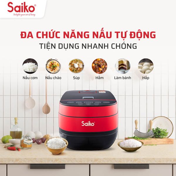 Nồi cơm điện cao tần 5L Saiko IH-5500T