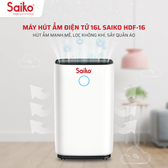 Máy Hút Ẩm Không Khí Điện Tử Saiko HDF-16 (16 Lít)