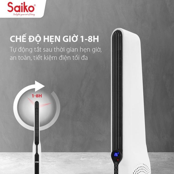 Quạt sưởi gốm Saiko CH-2000R (2000W)