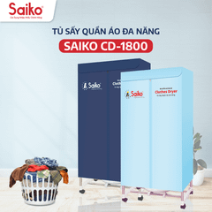 Tủ Sấy Quần Áo Đa Năng Saiko CD-1800 1800W