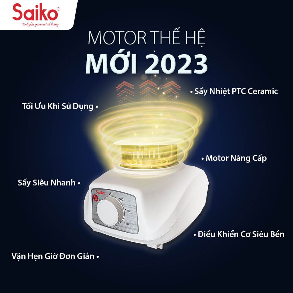 tủ sấy quần áo saiko cd-2300