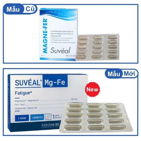 Suvéal® Mg-Fe bổ sung Magie, Vitamin B6 và Sắt cho cơ thể