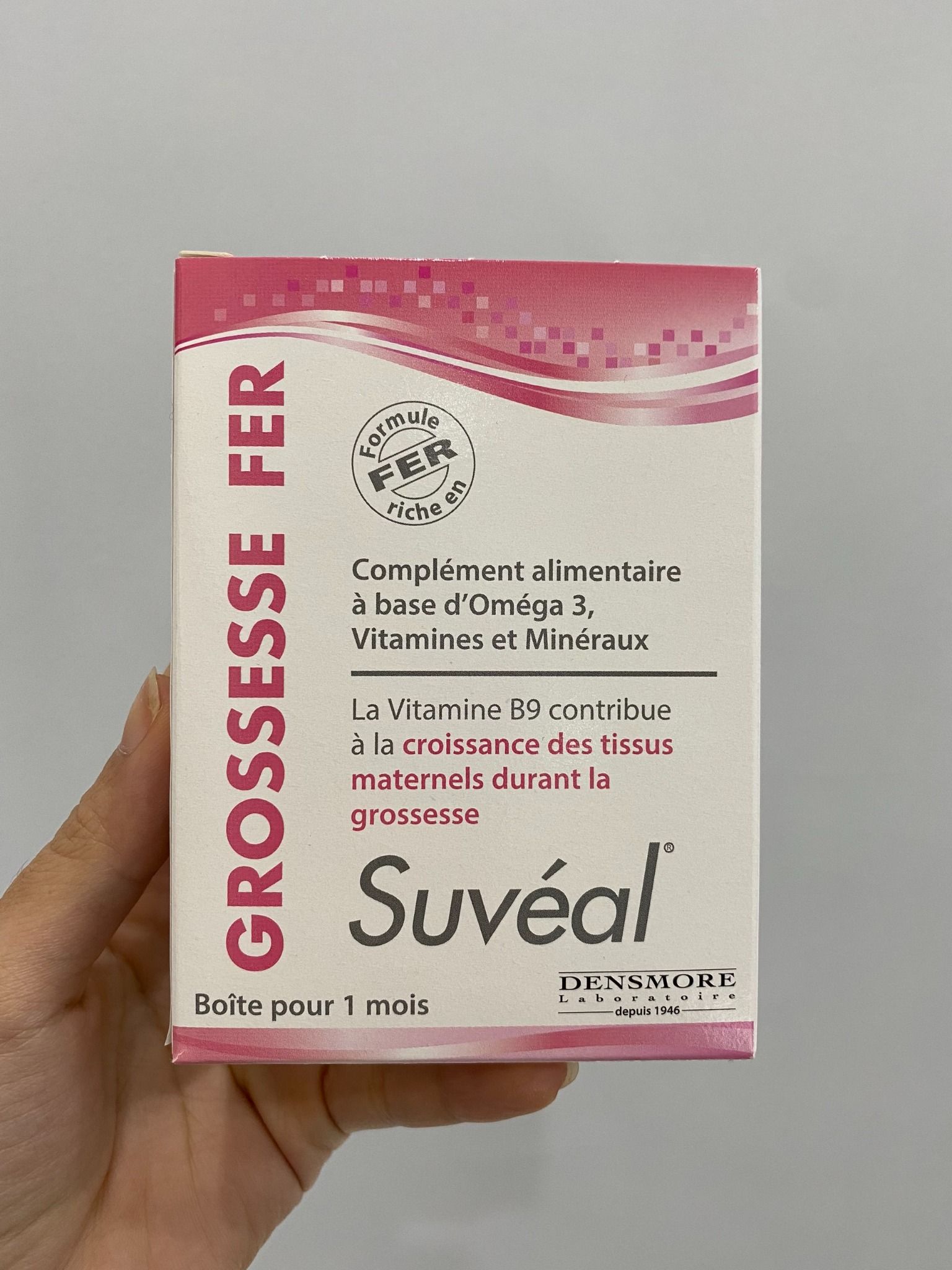 Suvéal Grossesse - Fer: Vitamin Tổng Hợp Cho Bà Bầu