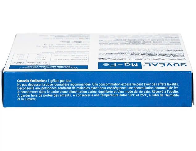 Suvéal® Mg-Fe bổ sung Magie, Vitamin B6 và Sắt cho cơ thể
