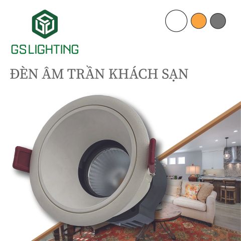 Đèn LED âm trần khách sạn công suất 12W GSATKS12