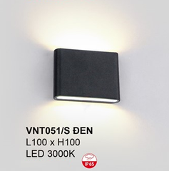 Đèn Gắn Tường Hiện Đại VNT051/S ĐEN, TRẮNG