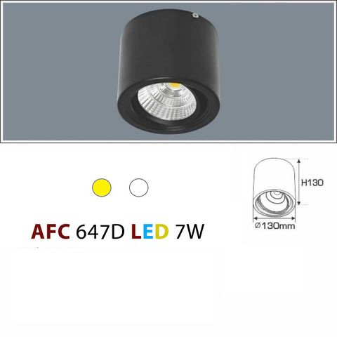 Đèn downlight nổi cao cấp AFC 647D-7W