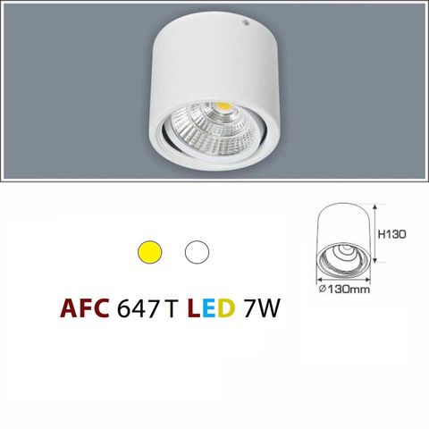 Đèn downlight nổi cao cấp AFC 647T-7W