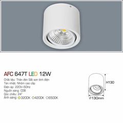 Đèn downlight nổi cao cấp AFC 647T-12W