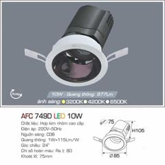 Đèn Downlight LED Âm Trần Cao Cấp LX749D